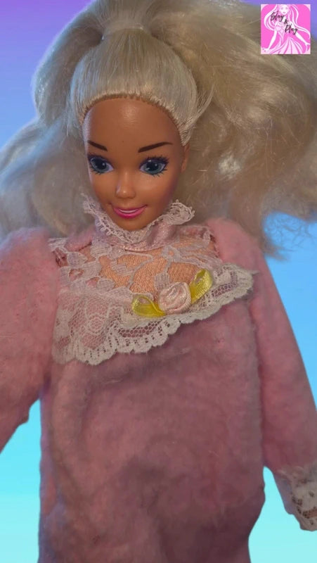 1993 Bedtime Barbie | Vintage 90s Sleepover Doll | Cozy Night-Time Comfort
